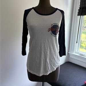 Brandy Melville “We Grew Here” 3/4 Sleeve Tee